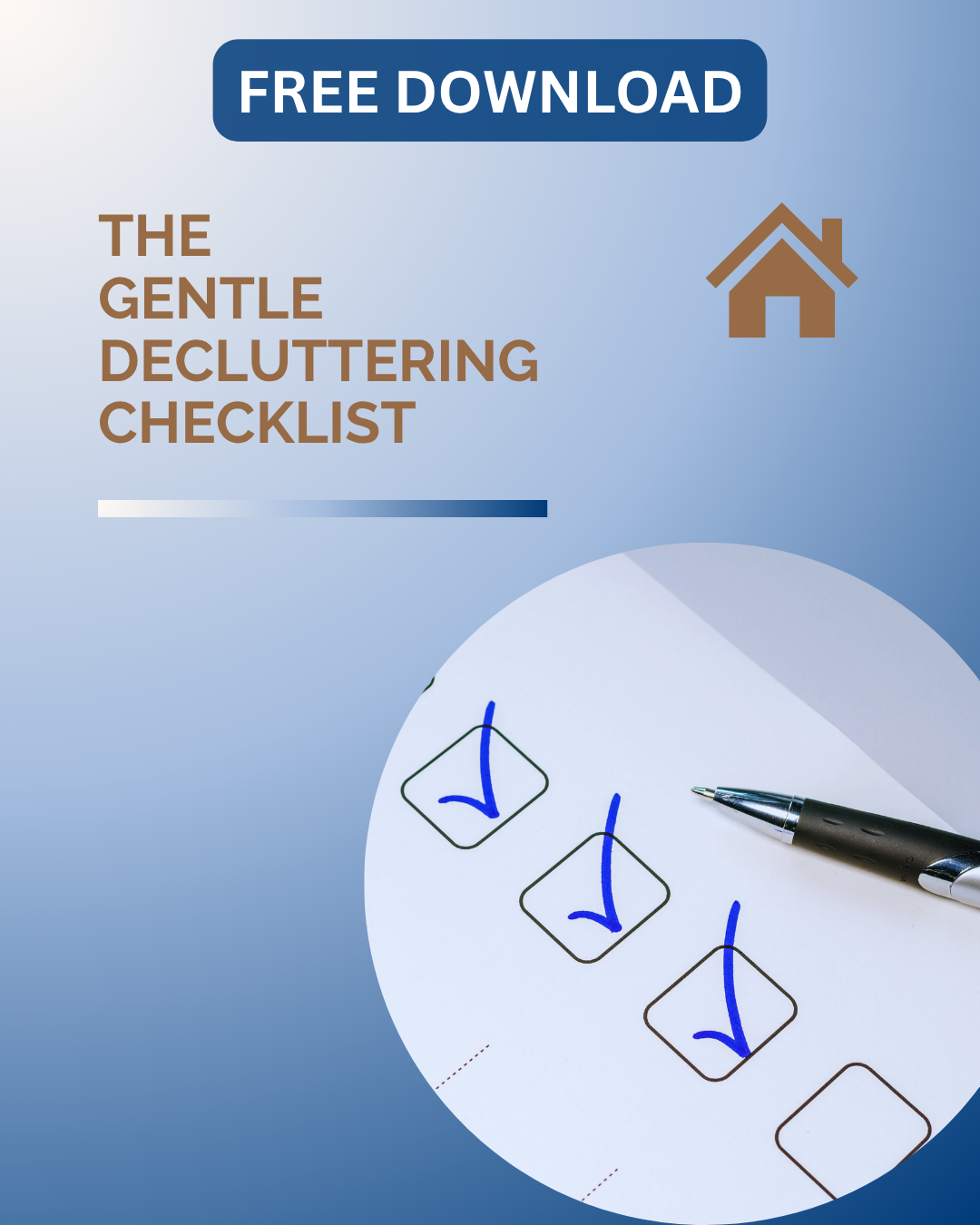 FREE DOWNLOAD: The Gentle Decluttering Checklist
